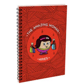 Aries The Amazing Woman Red Diary